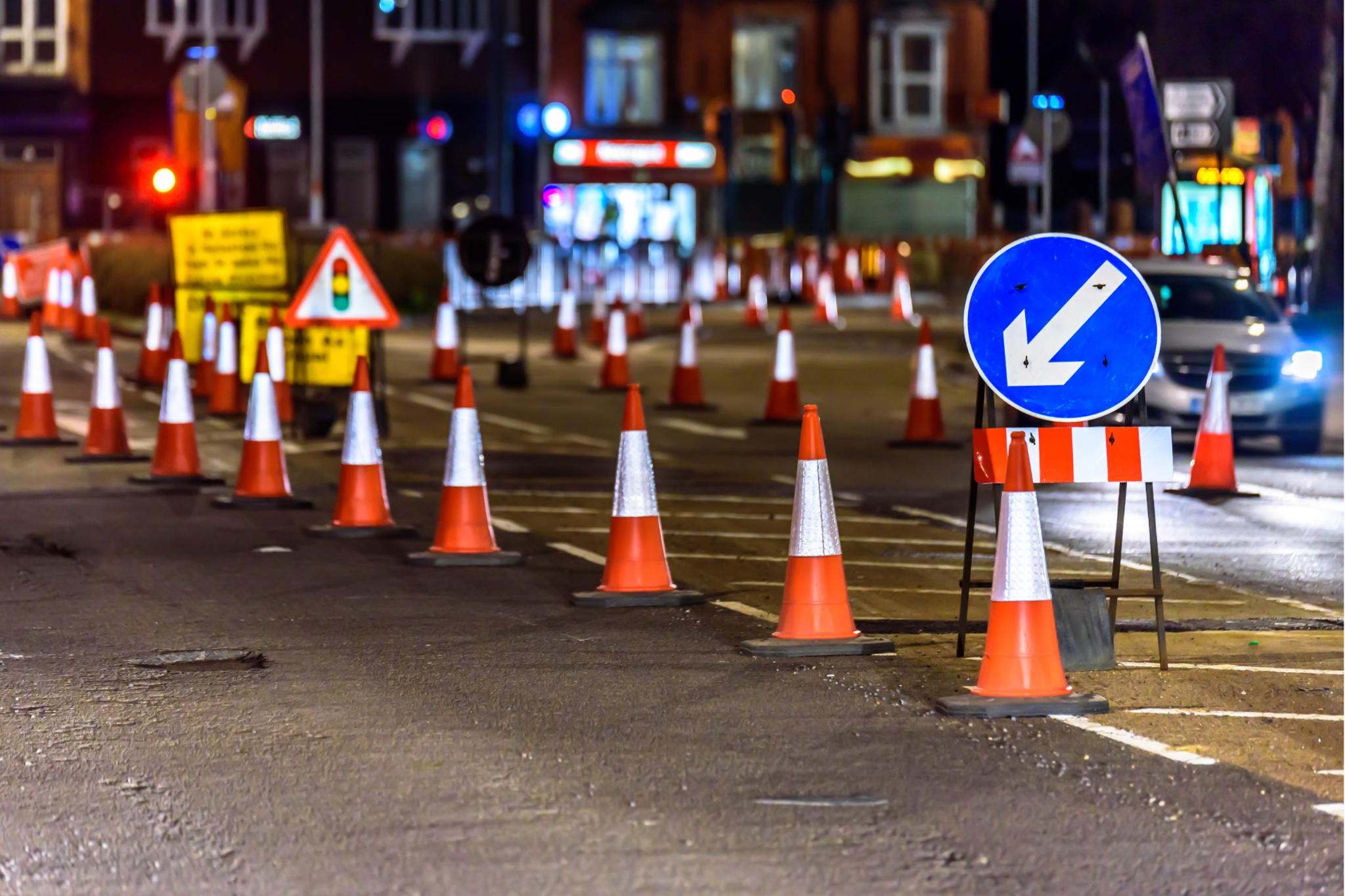 road works in the uk