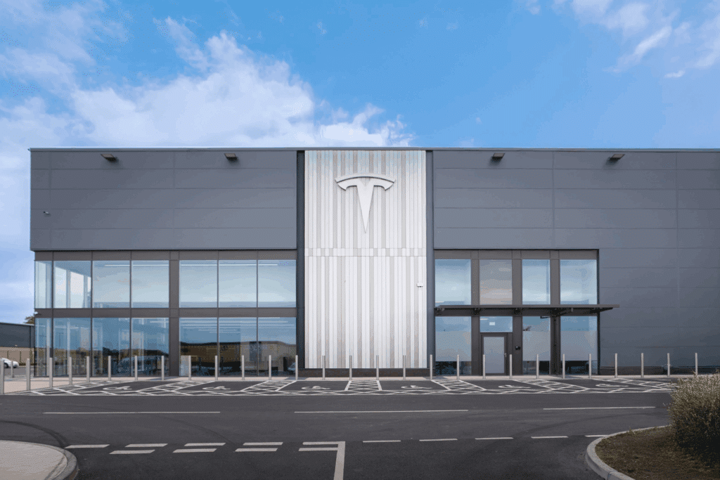 Tesla showroom, liverpool