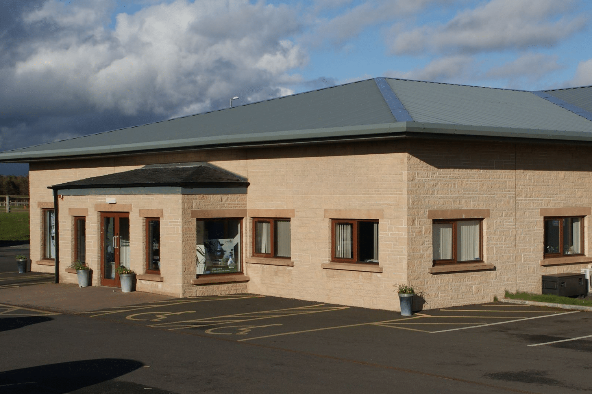 Commercial electricity upgrade completed for a veterinary clinic in County Durham requiring increased power capacity for specialist medical equipment.
